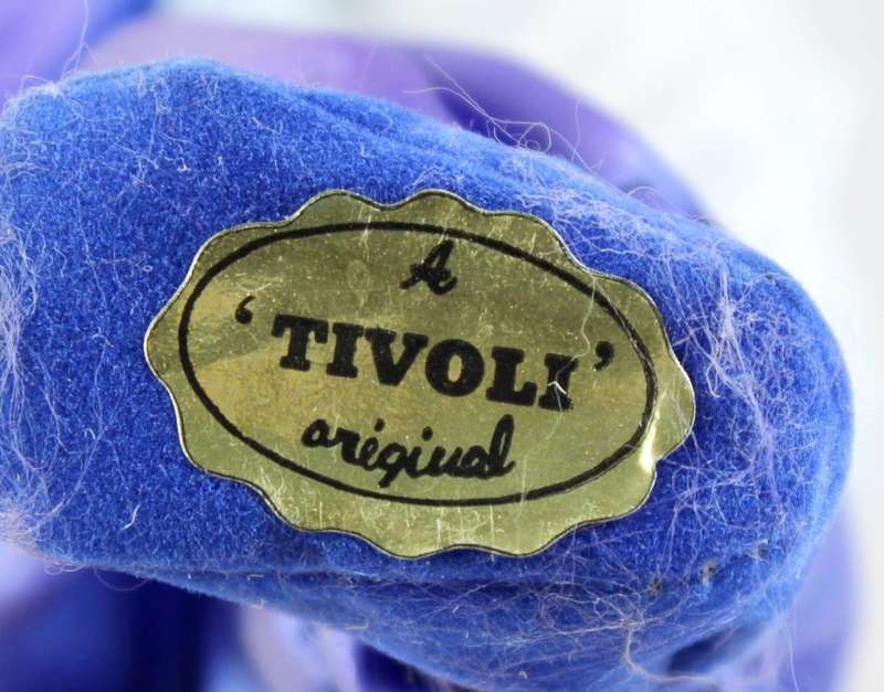 Tivoli - large clown dressed in purple & blue