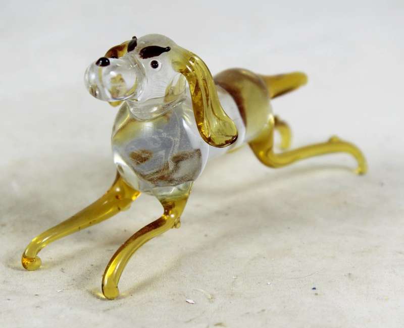 Delicate Glass Dog - Gorgeous! - Bid Now!!!