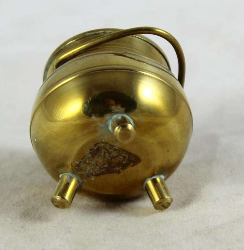 Miniature Solid Brass - 3 Legged Pot - Gorgeous! - Bid Now!!!