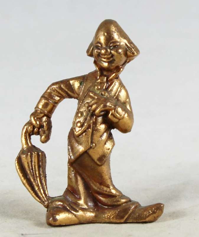 Lead Figurine - Clown with Umbrella - Gorgeous!
