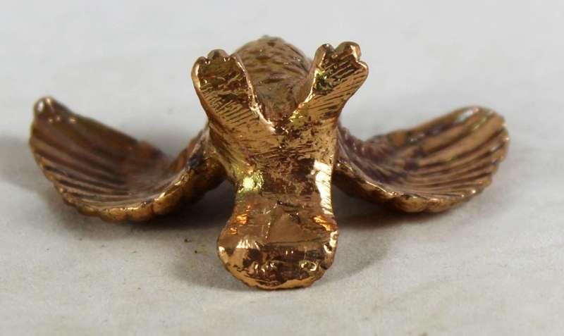 Lead Figurine - Owl - Gorgeous!
