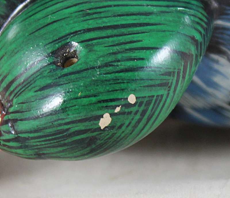 Small Duck - White & Green - Gorgeous!