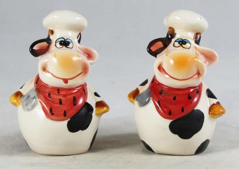 Cows - Salt & Pepper Set - Gorgeous! - Bid Now!!!