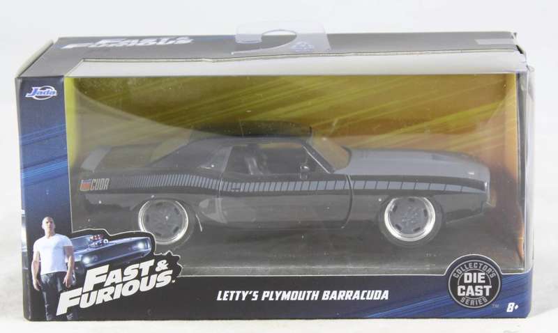 Jada - Fast & Furious - Letty's Plymouth Barracuda - Bid now!!