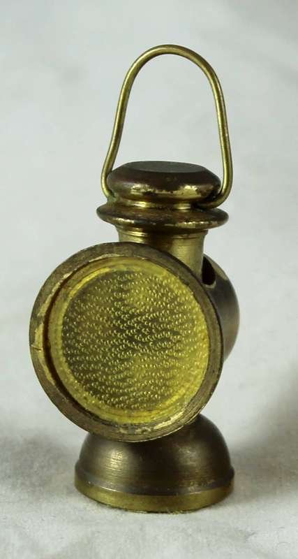 Brass Temptations - Miniature Solid Brass - Storm Lamp - Gorgeous! - Bid Now!!!