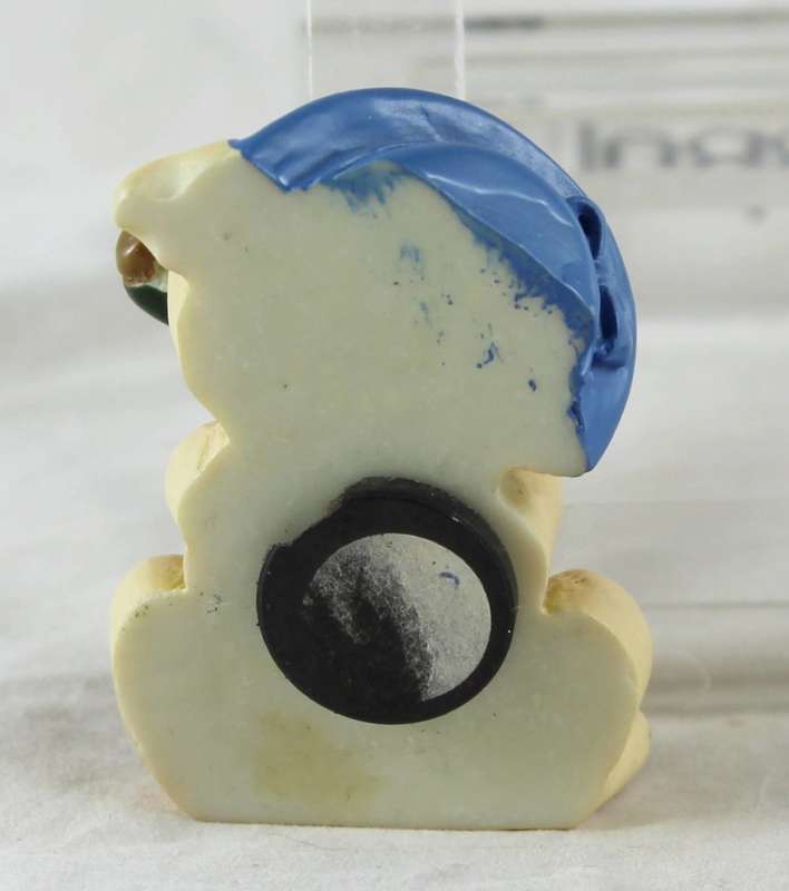 Pig Magnet - With Bottle and Blue Hat - Gorgeous!