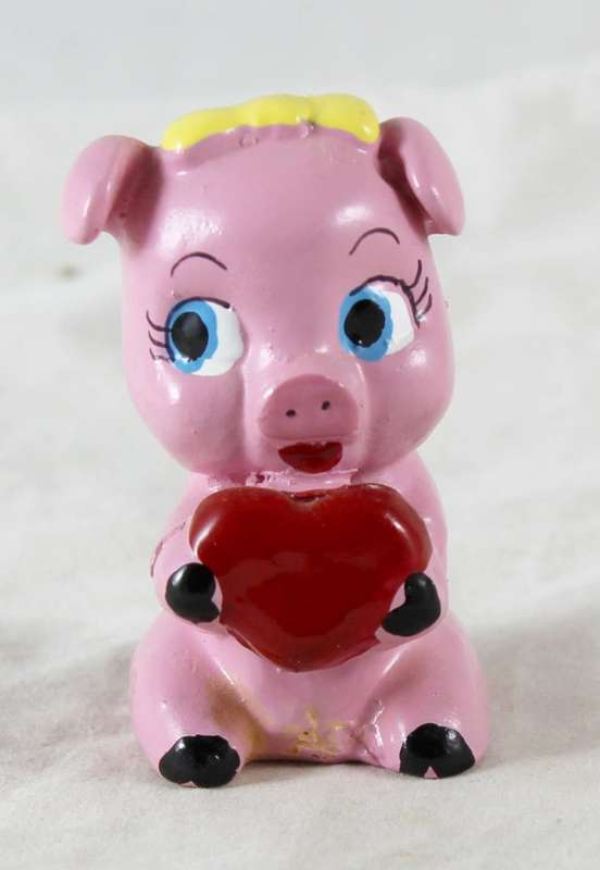 Pink Pig with Big Heart - Gorgeous!