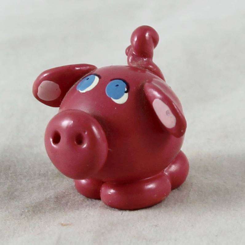 Miniature pig - pink with blue eyes