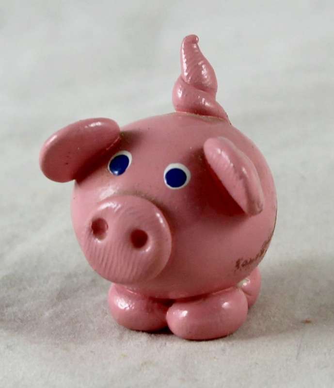 Miniature pink pig