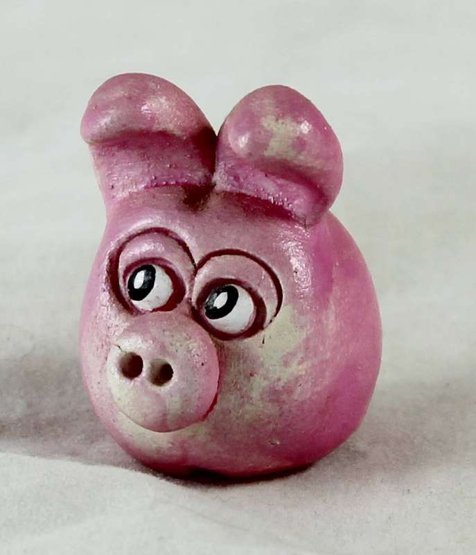 Small pink pig