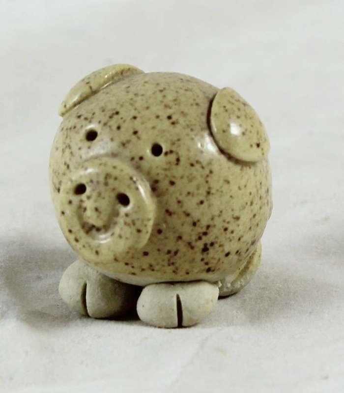 Miniature Brown Speckled Pig - Gorgeous!