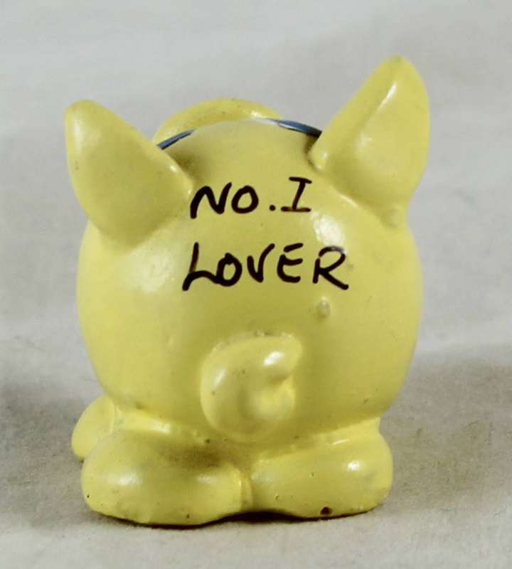 Miniature number one lover - yellow pig