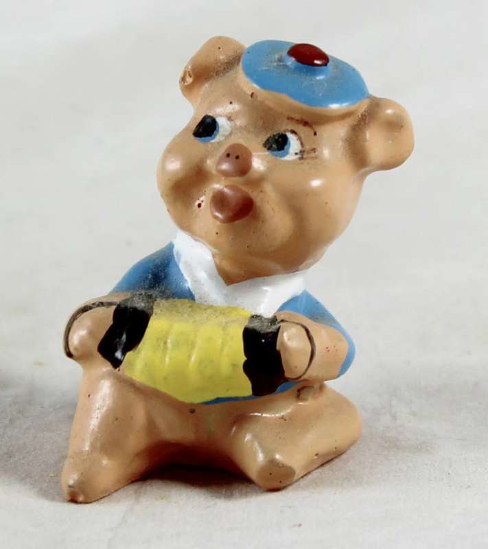 Small Pig Playing An Accordion - Gorgeous!