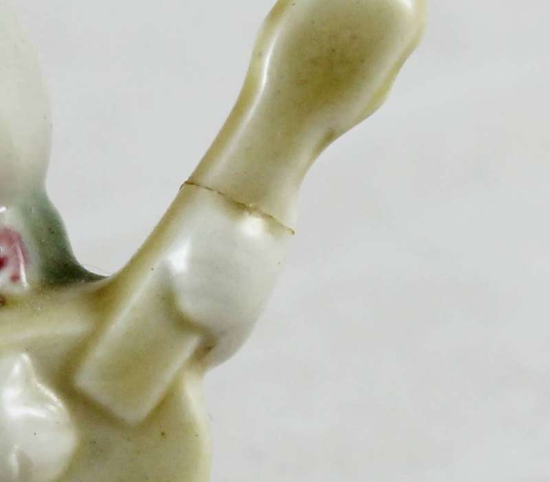 Little white rabbit playing guitar