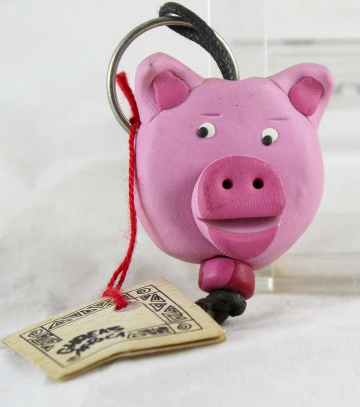 Ghoeks Africa - pig face keychain