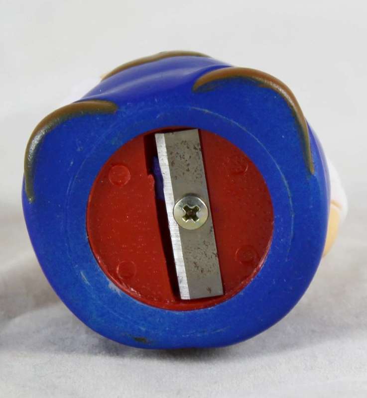 Pig sharpener - blue overalls