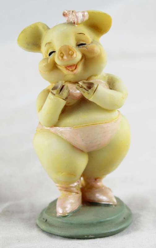 Pig in pink underwear