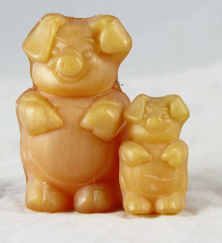 Pair of soap pigs
