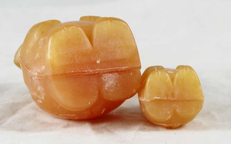 Pair of soap pigs