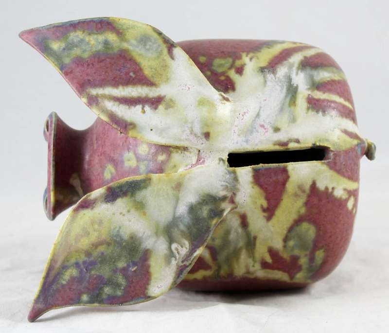 Multi-coloured piggy bank