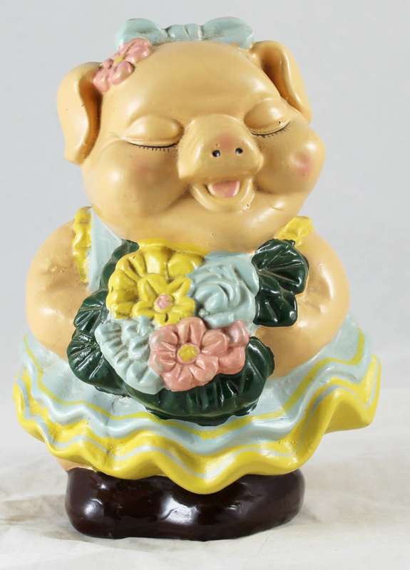 Flower girl - piggy bank