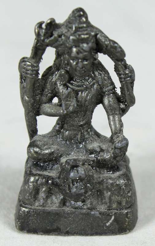 Miniature metal Eastern deity