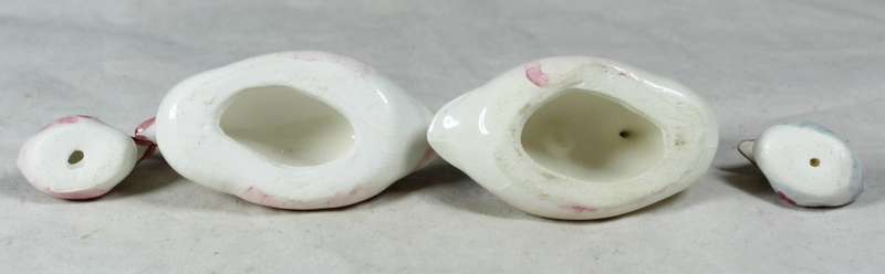 Miniature Set of Porcelain Swans - Gorgeous!