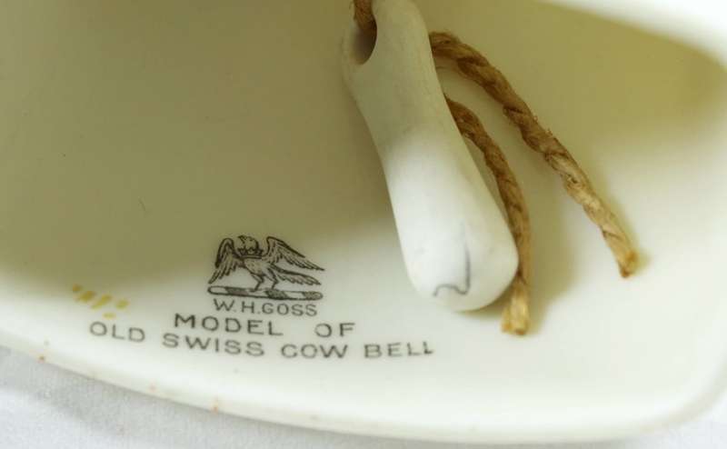 W.H.Goss - Blackpool - Miniature Model of Old Swiss Bell
