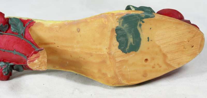 miniature slipper with roses
