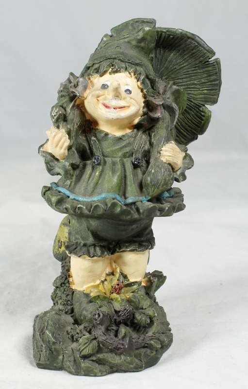 Pixie with Large Mushrooms - Gorgeous! - Bid Now!!!
