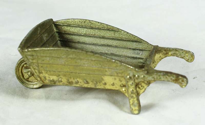 Miniature Brass - Wheelbarrow - Made in England - Beautiful! - Bid Now!!!