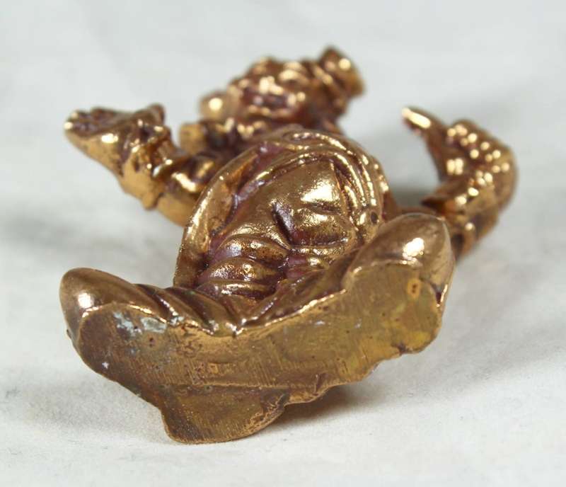 Golden lead figurine - ringmaster clown