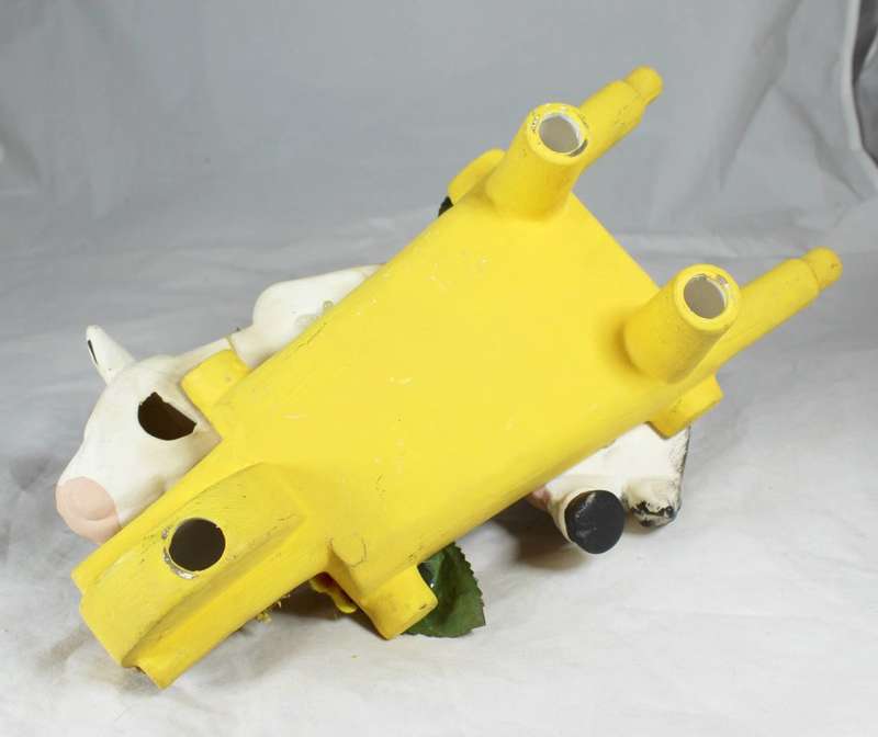 Bless this mess - cow on wheelbarrow