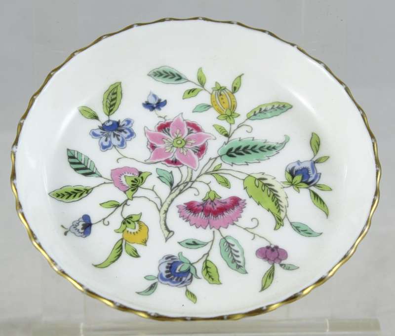 Minton - Haddon Hall - toothpick holder, trinket dish, small plate & side