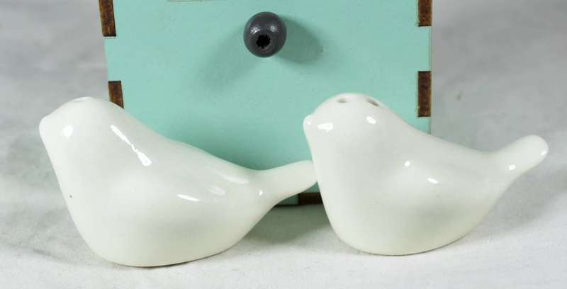 Character salt & pepper set - ek het `n voeltjie hoor fluit