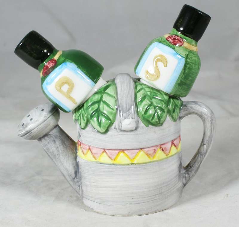 Character salt & pepper set - watering can