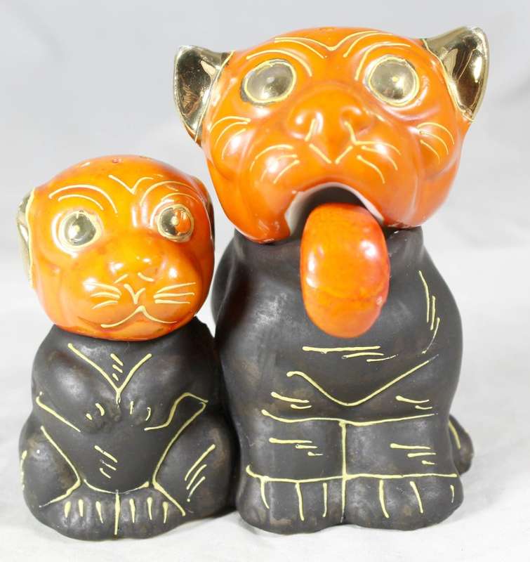 Character salt & pepper set - leopards