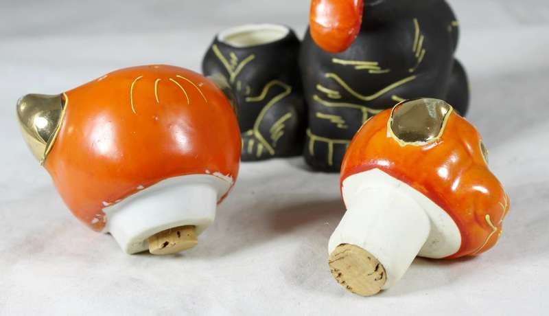 Character salt & pepper set - leopards