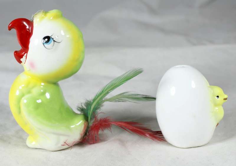 Character salt & pepper Set - chicken & egg