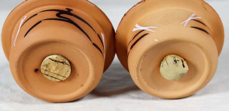 Character salt & pepper set - traditional Huts