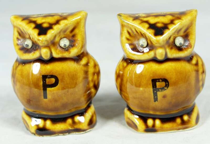 Character salt & pepper set - Owls