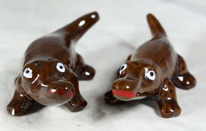 Character salt & pepper set - Crocodile