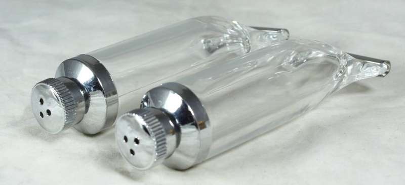 Character Salt & Pepper Set - Plastic Toothpaste - Beautiful!