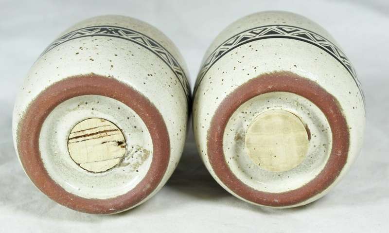 Character salt & pepper set - traditional painted