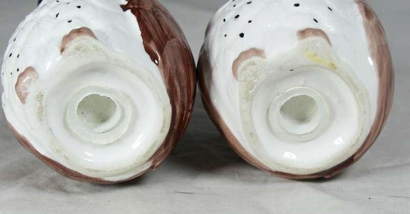 Character Salt & Pepper Set - Large Owls - Beautiful! - Bid Now!!!