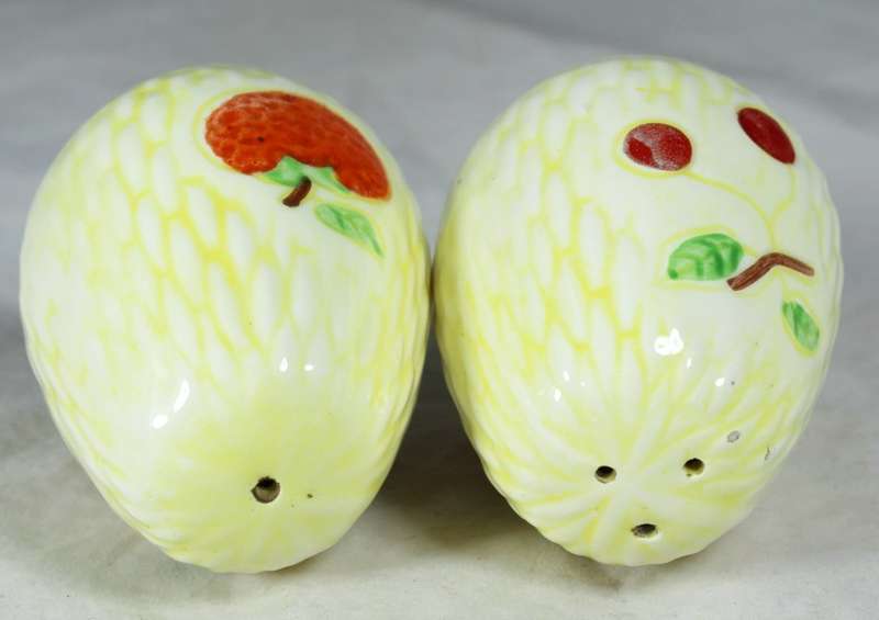Character Salt & Pepper Set - Berry Motif - Beautiful!