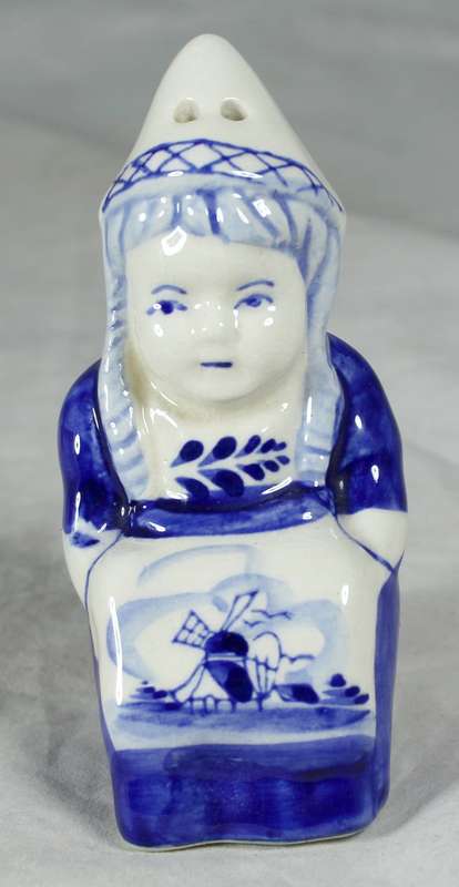 Dutch lady salt pot