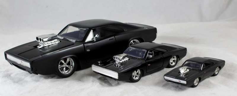 Set of 3 Jada - Fast and Furious - 1970 Dodge Chargers
