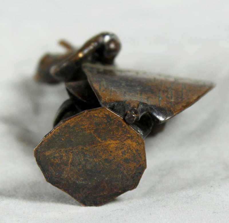 Miniature brass warrior
