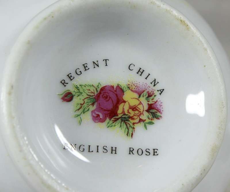 Regent China - English rose - trio